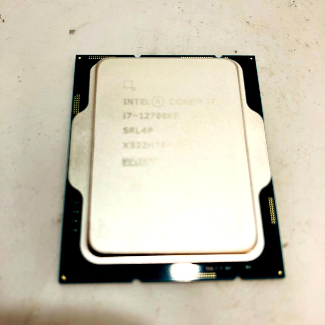 Intel Core i7-12700KF CPU インテル プロセッサー o2