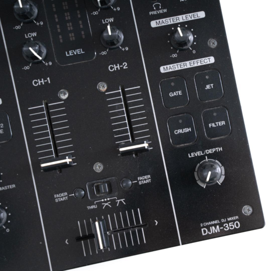 動作確認済み Pioneer DJM350 録音機能搭載 2ch DJミキサー