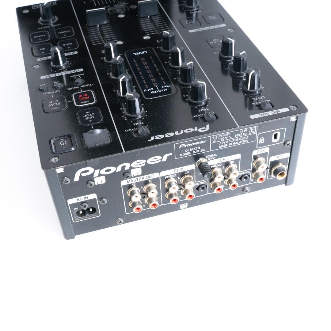 動作確認済み Pioneer DJM350 録音機能搭載 2ch DJミキサー