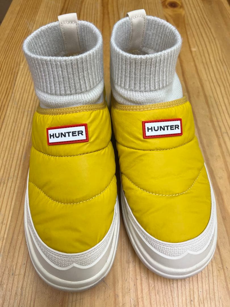 【美品】HUNTER レディース　ウィンターブーツ　25センチ