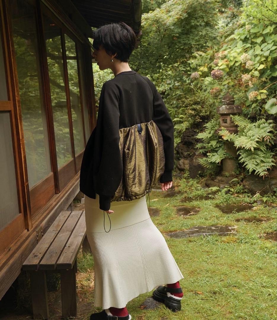 OMMO 新品　FLASK PATTERN PADDING TOP