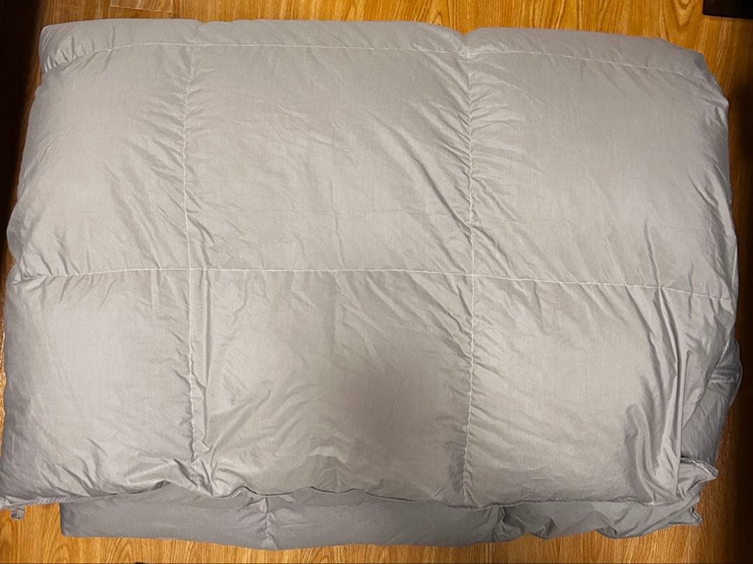 タンスのゲン 羽毛布団 シングル [更に暖かい30マス立体キルト]