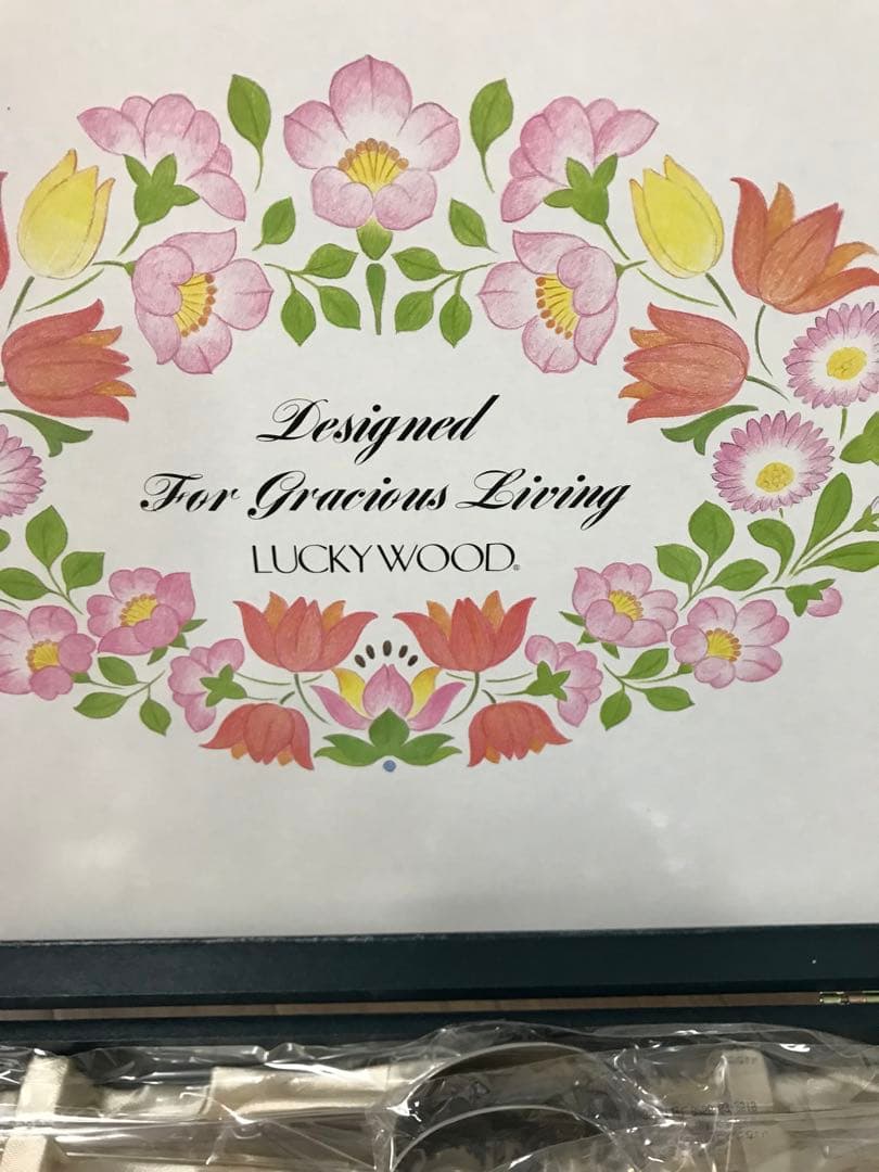 ラッキーウッド　カトラリーセットこーさん❣️