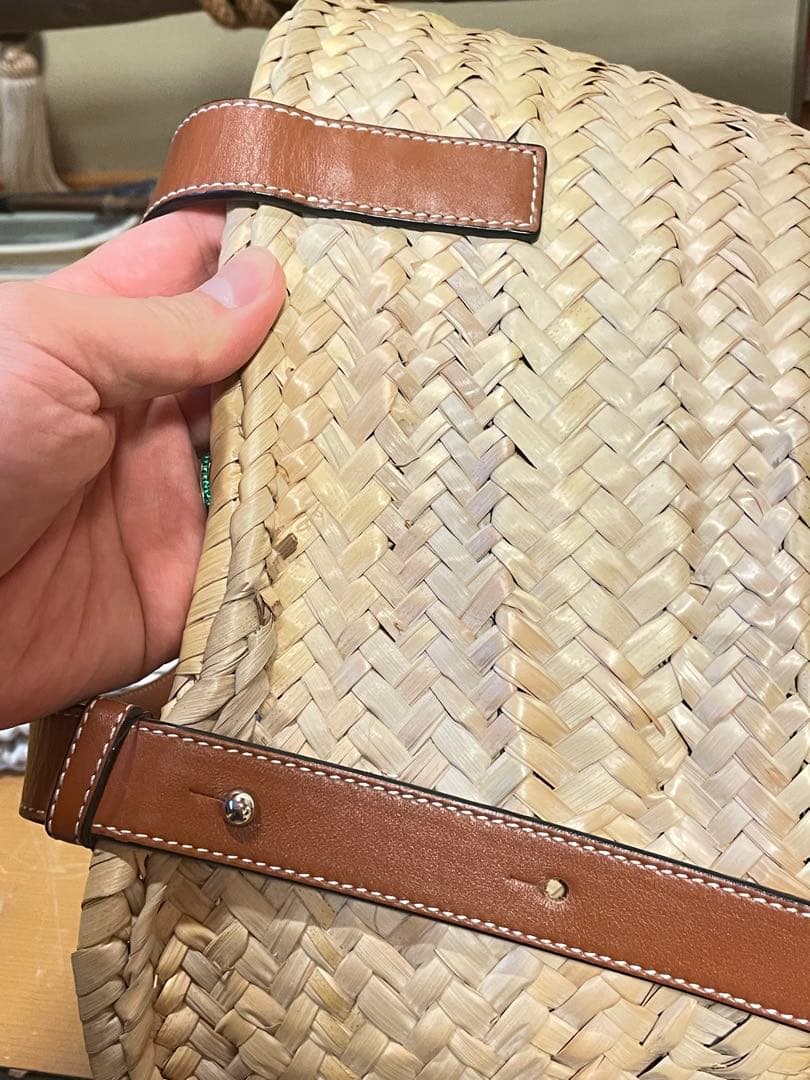 ロエベ　LOEWE バスケットバッグ　カゴバッグ スモール　ハンドバッグ