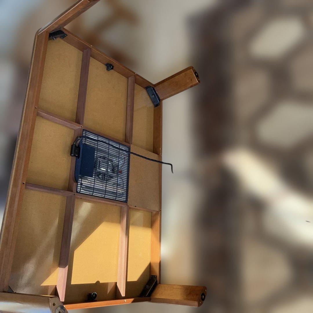 木製長方形電気こたつ 120×80×38㎝ DAIKEN製　送料8600円込み