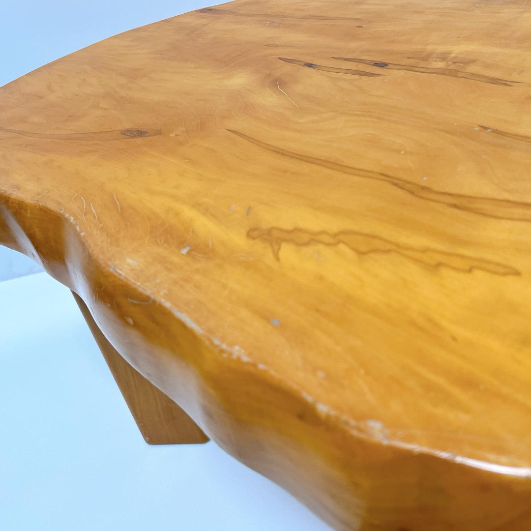 【良品✨送料無料】天然木 一枚板 座卓 ローテーブル 無垢材 68×37cm