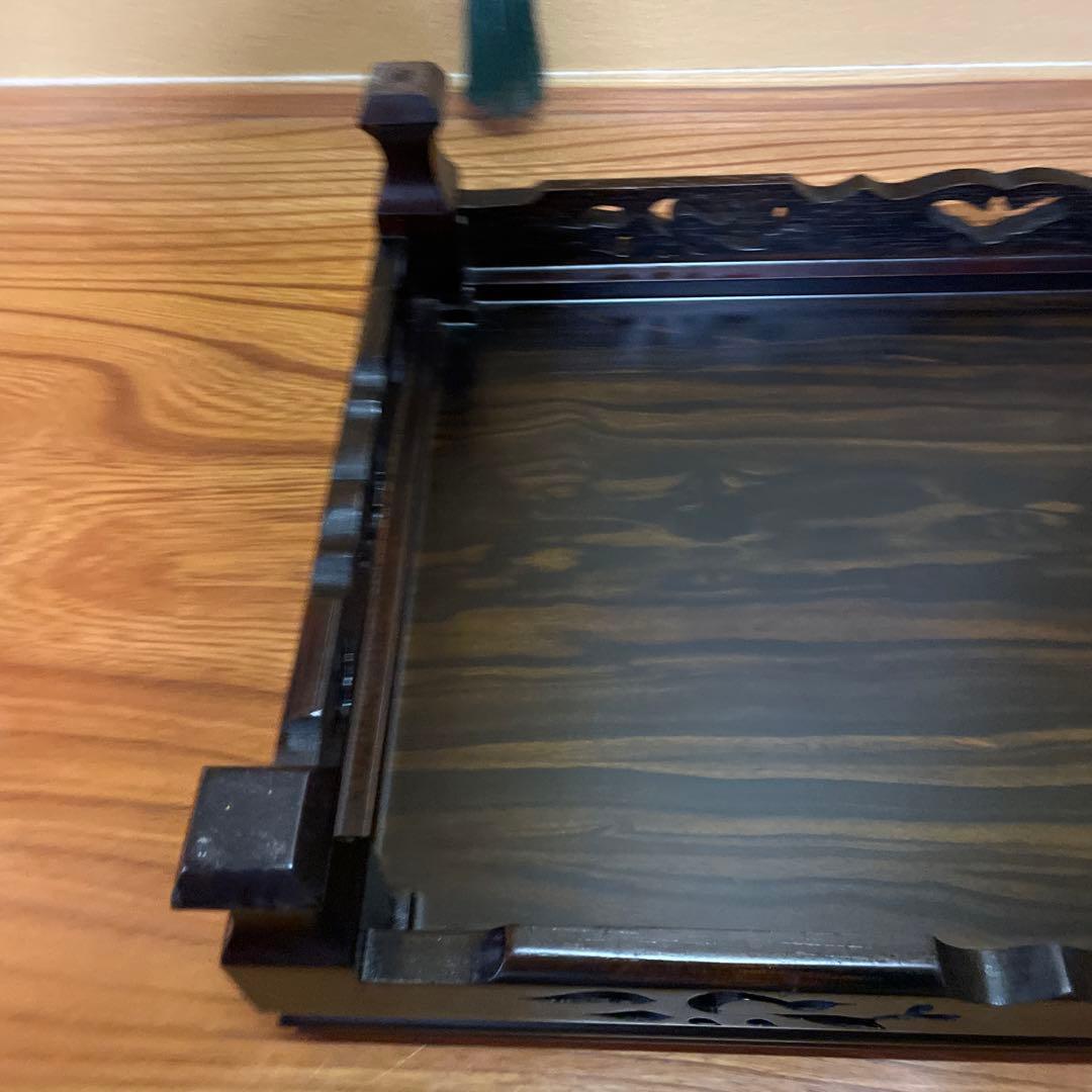 盆栽台 花台 飾り台 香炉台 花瓶台 サイドテーブル 木製 花梨材 ビンテージ