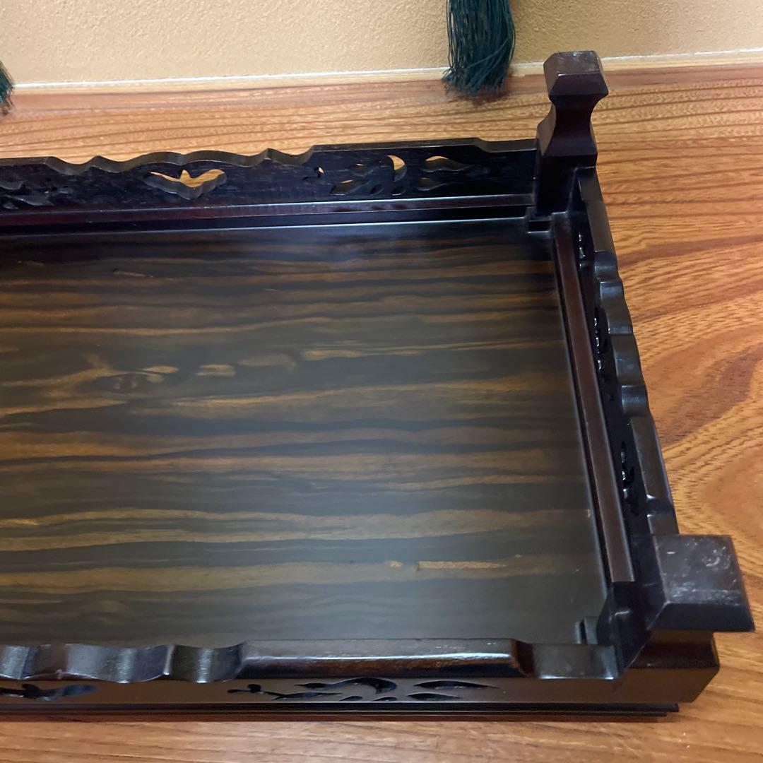 盆栽台 花台 飾り台 香炉台 花瓶台 サイドテーブル 木製 花梨材 ビンテージ