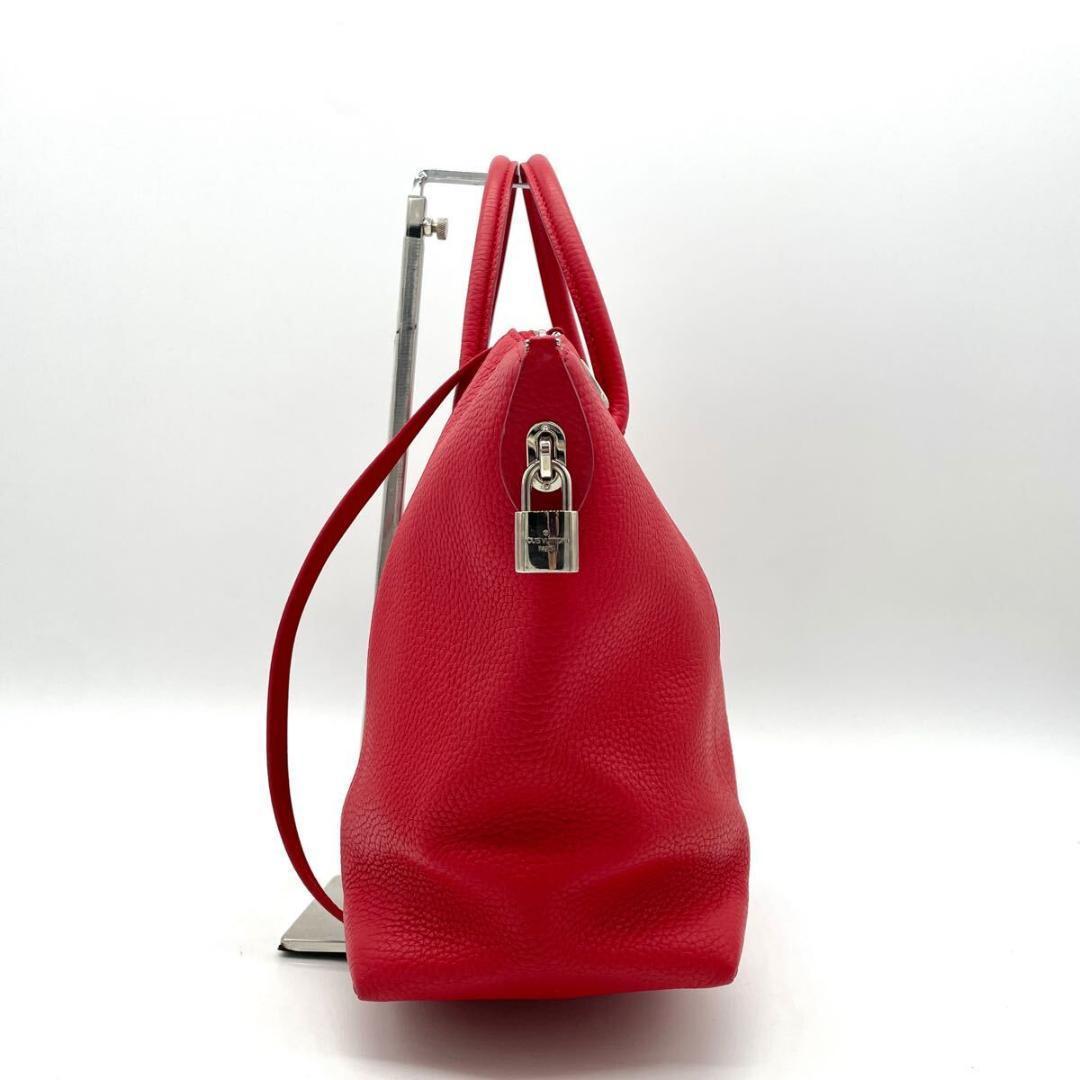 【極希少】ルイヴィトン パルナセア ロックイットMM 2way 赤　レザー