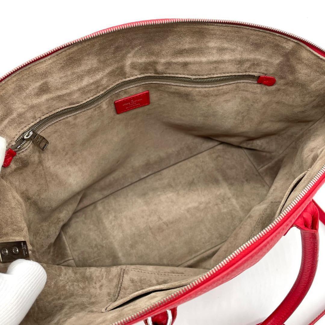 【極希少】ルイヴィトン パルナセア ロックイットMM 2way 赤　レザー