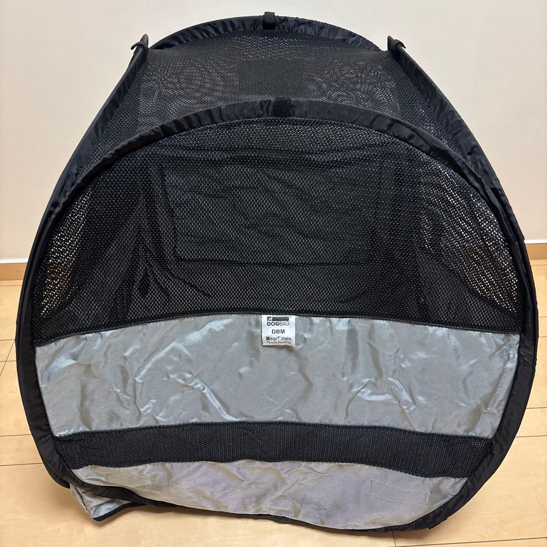 DOGBAG ブラック メッシュキャリーバッグ