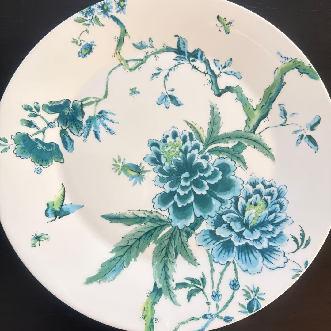 ウェッジウッド　27cmプレート2枚　シノワズリホワイト