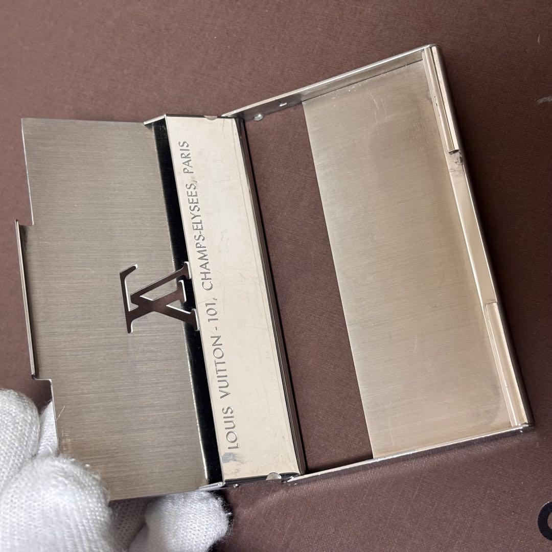 Louis Vuitton 名刺入れ シャンゼリゼ カードケース シルバー
