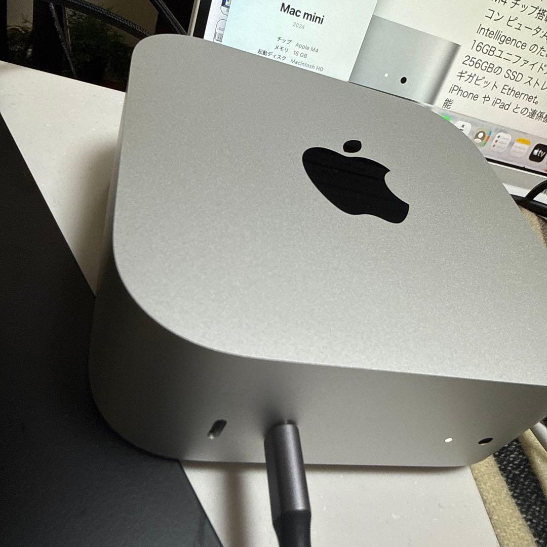 【使用4日間】Apple Mac mini M4 16GB 256GB SSD