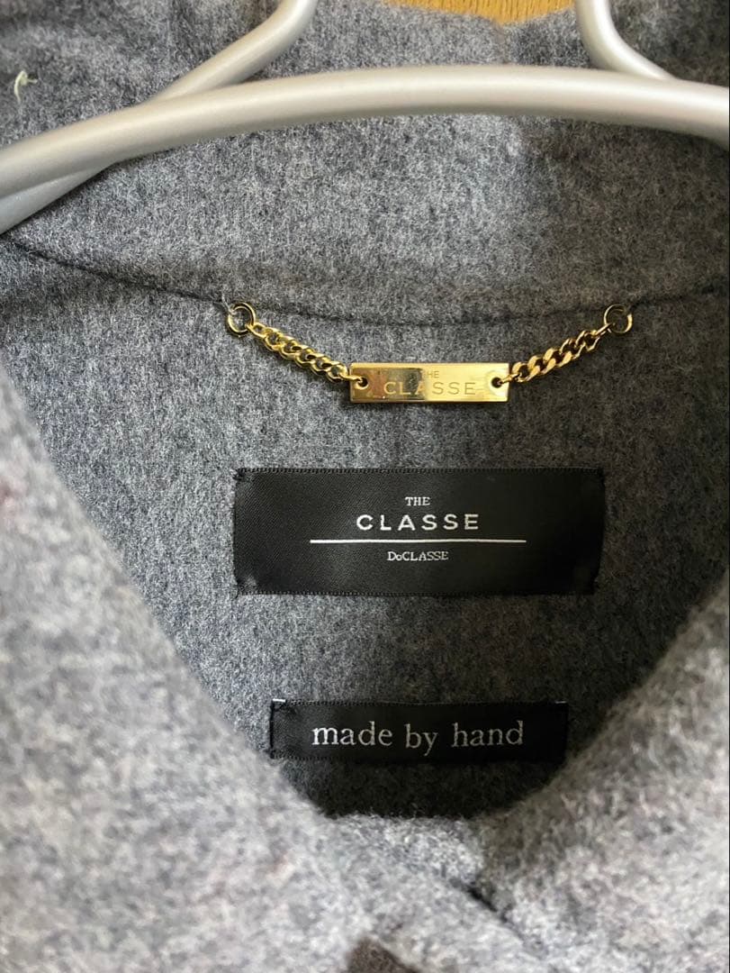 DoCLASSE ピュアウールリバー・ミドルステンコート グレー/ 13号