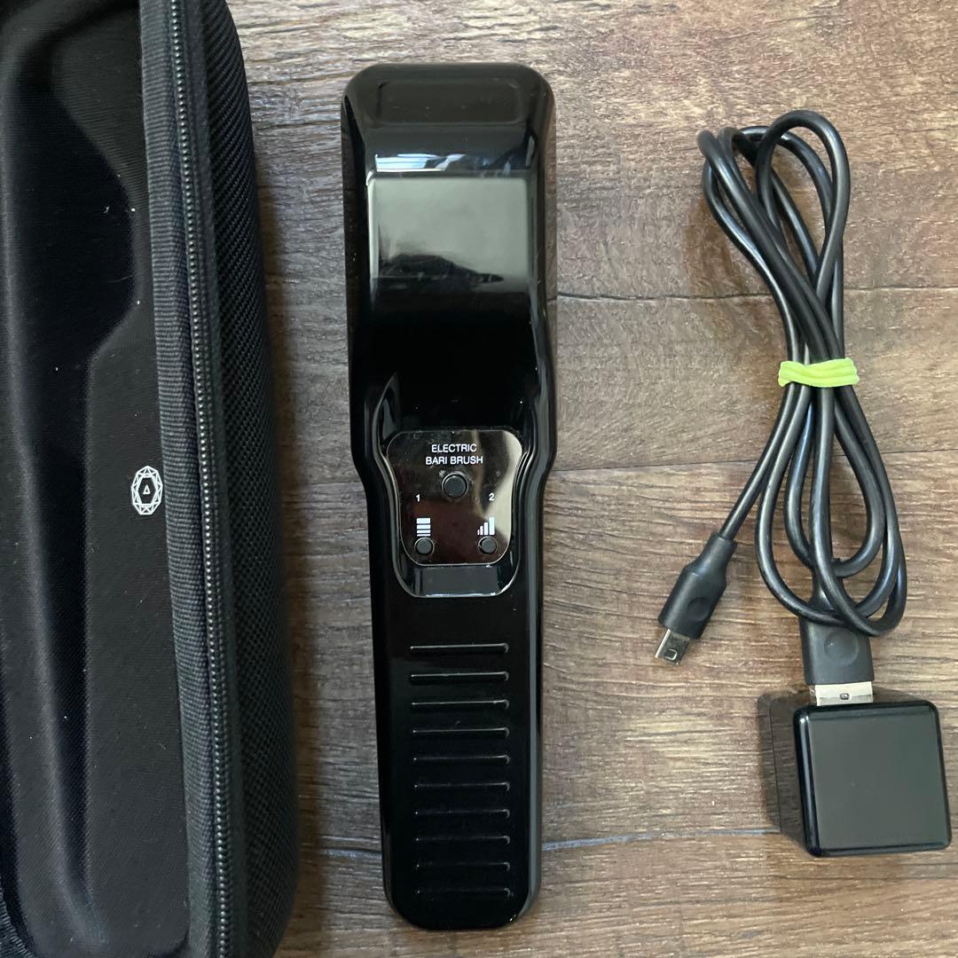 お値下げ不可❗️エレクトロン/電気バリブラシ ブラック 充電器付き