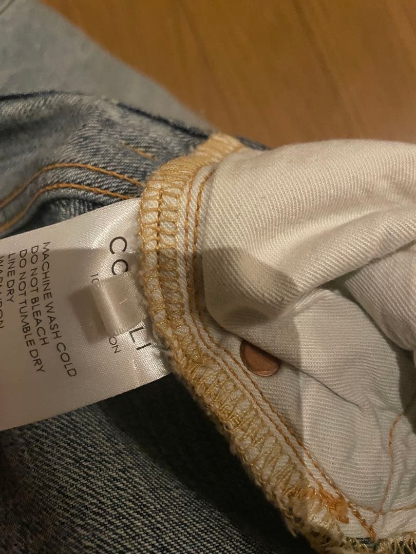 comoli 23ss 5pブリーチデニム　サイズ1