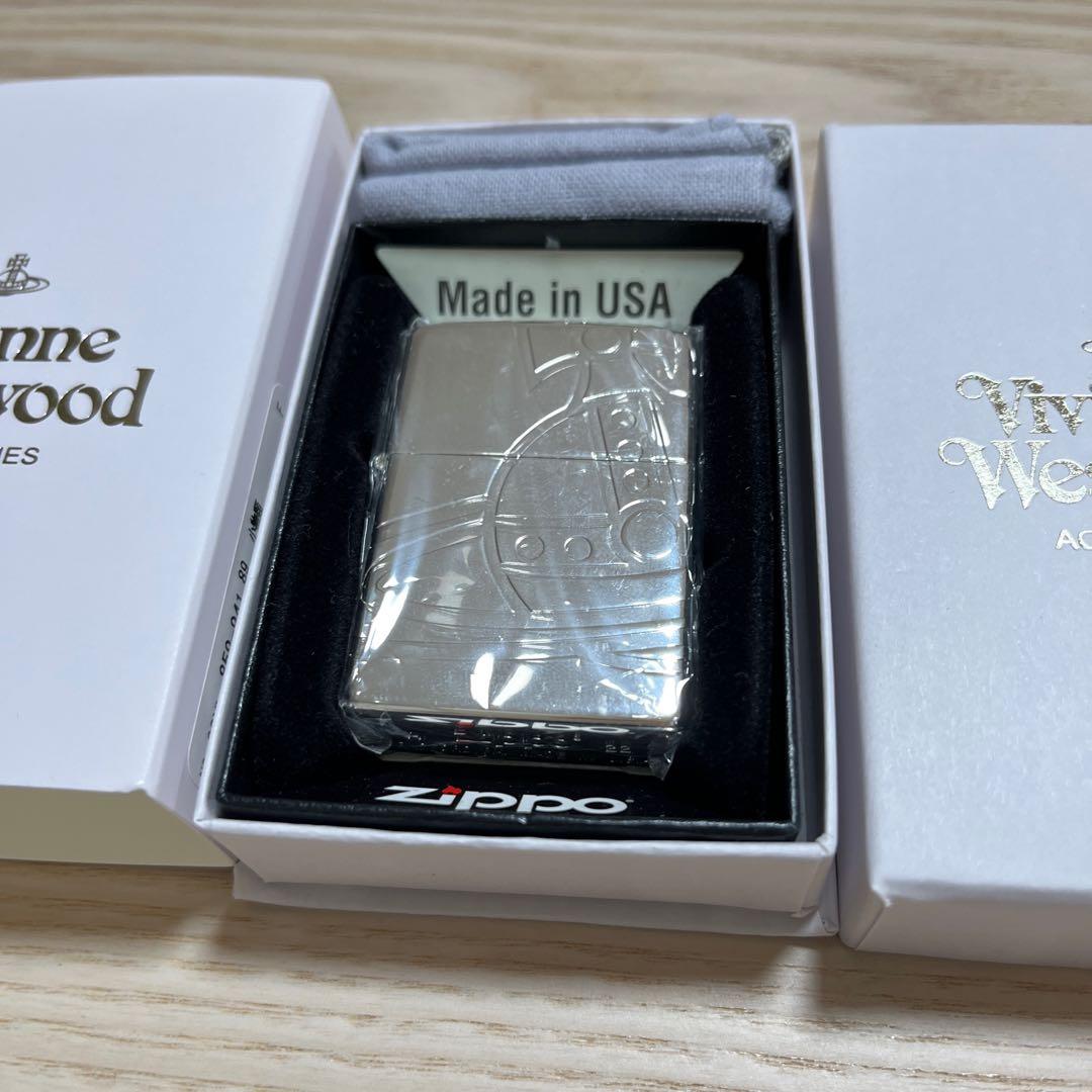 ★未使用保管品★ヴィヴィアンウエストウッド　ジッポ　シルバー　オーブ