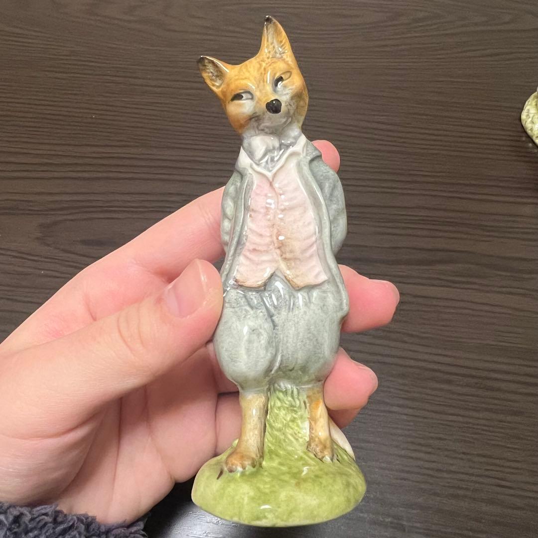 【英国製】ベスウィック ピーターラビット フィギュリン 6体セット 陶器 置物