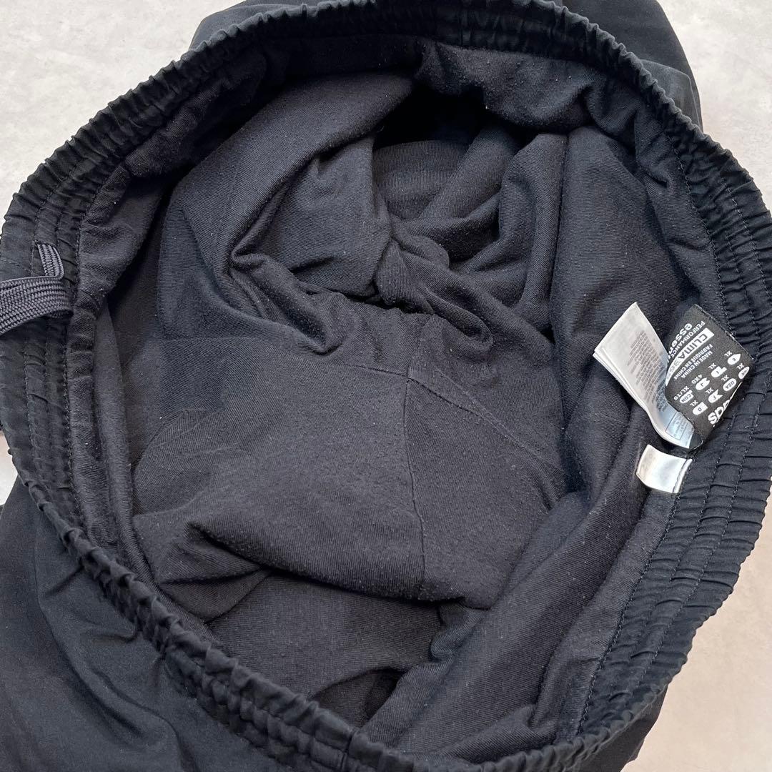 00s adidas バギートラックパンツ 刺繍ロゴ ブラック 4XO