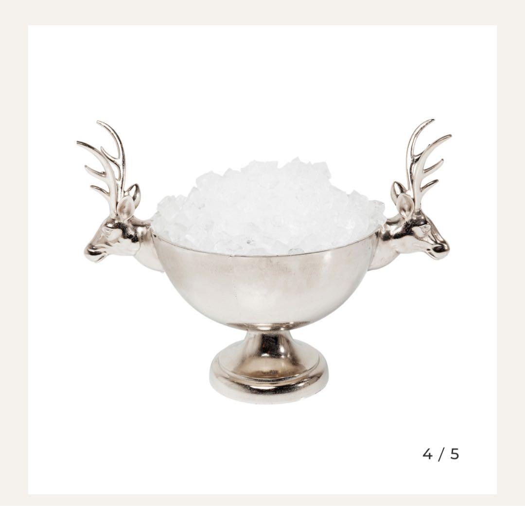 KARE ワインクーラー　鹿シルバー　家具　希少品　廃盤 オブジェ　グラス