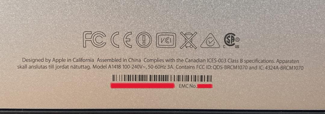 apple アップル iMac デスクトップ パソコン PC A1418