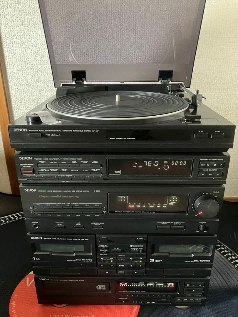 昭和レトロ　バブル世代ステレオ　DENON ／現状品/ジャンク品扱い