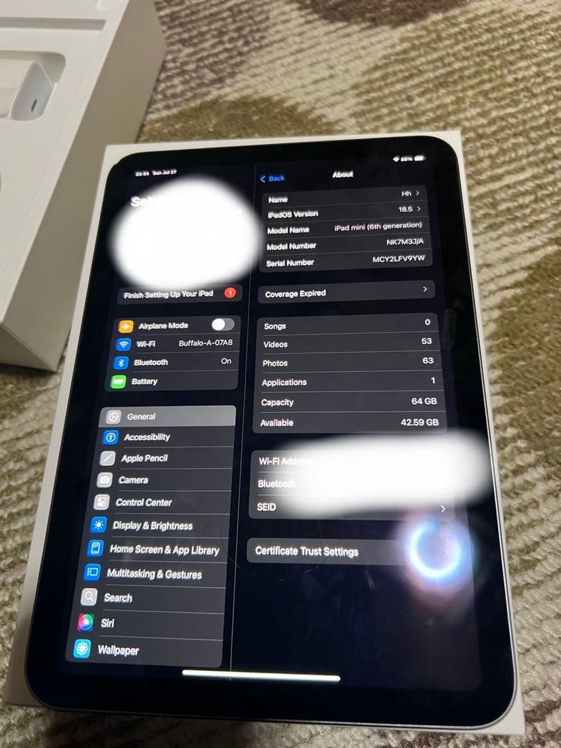 iPad mini 第6世代 WiFiモデル‼️256GB