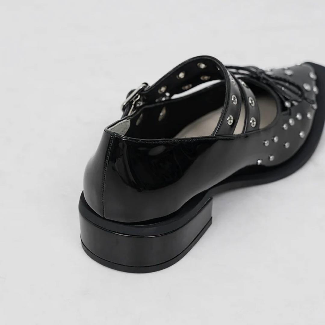 royelma♡Darich♡ダブルベルトフラットシューズ　Lサイズ