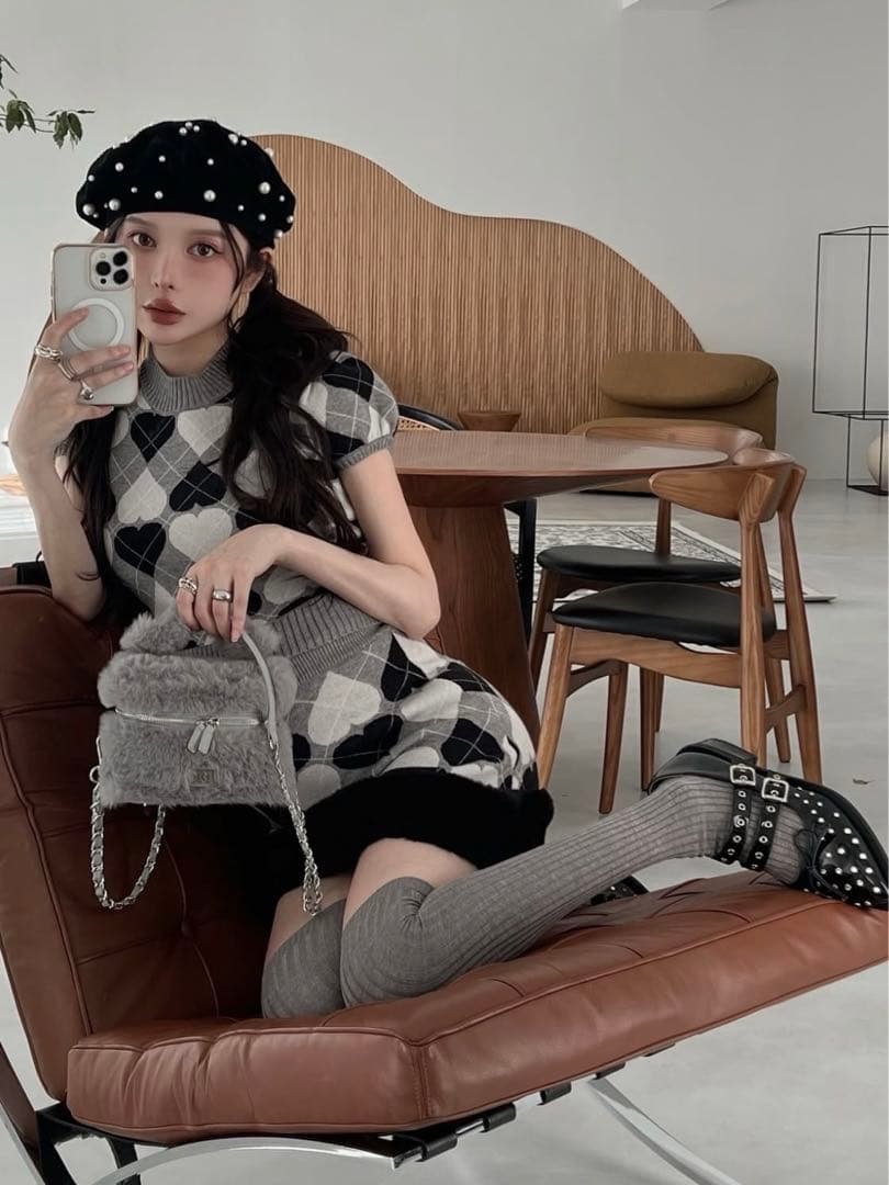 royelma♡Darich♡ダブルベルトフラットシューズ　Lサイズ