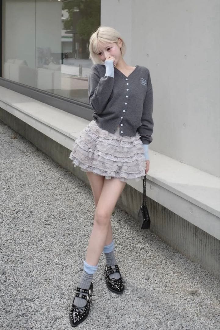 royelma♡Darich♡ダブルベルトフラットシューズ　Lサイズ