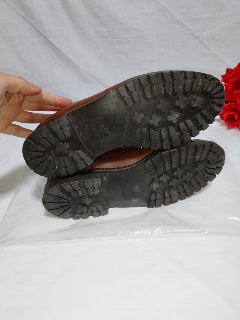 Haru グッチ GUCCI レザー ホースビット ショート 37C 靴