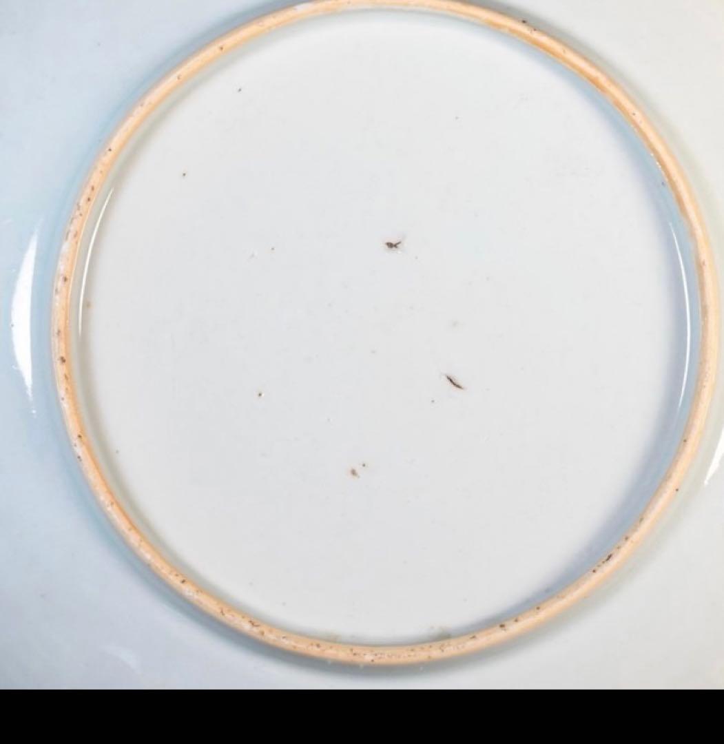 中国古美術品　清の雍正時代　粉彩花文皿　本物保証