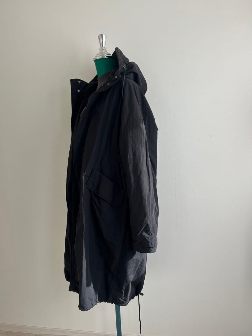 ZARA ブラック モッズコート　キルティングインナー付き