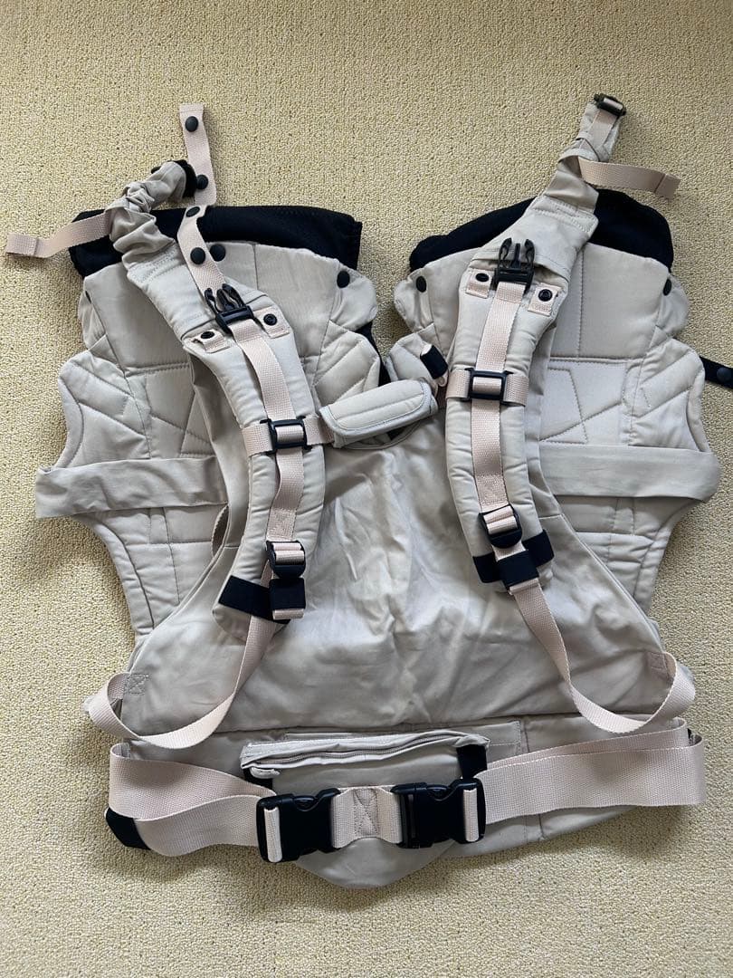 napnap 抱っこ紐 ベージュ 取扱説明書付き