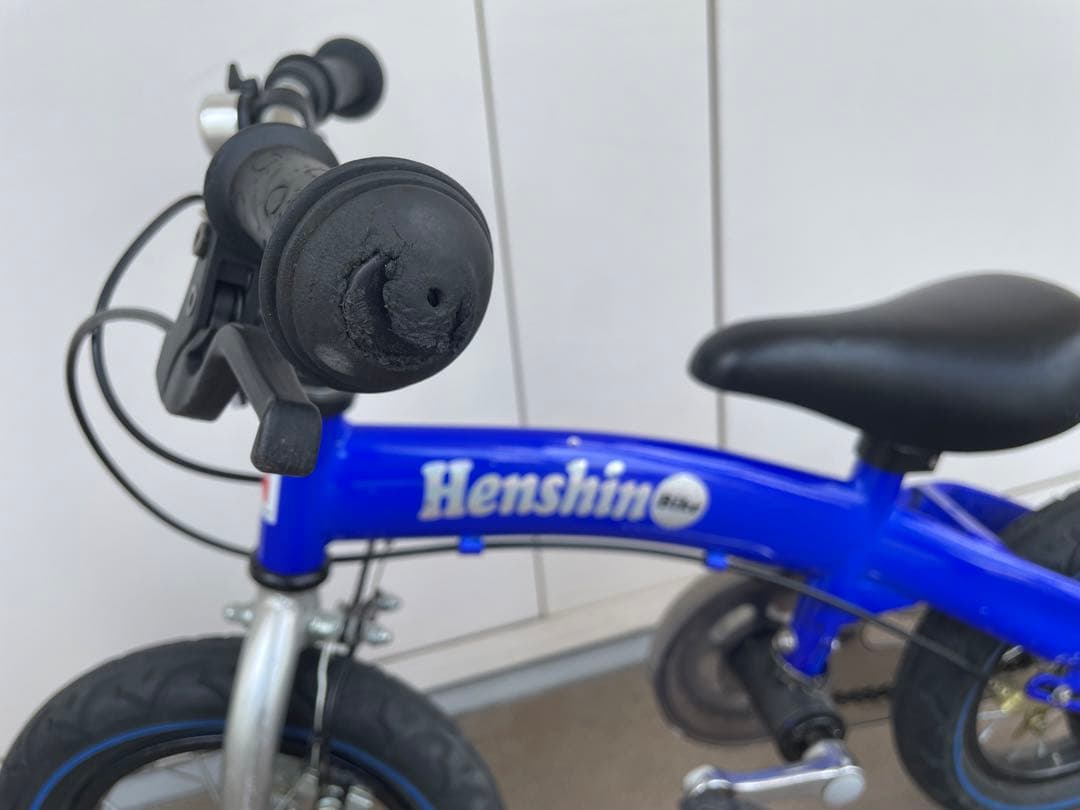 へんしんバイク 12インチ バランスバイク ブルー 青