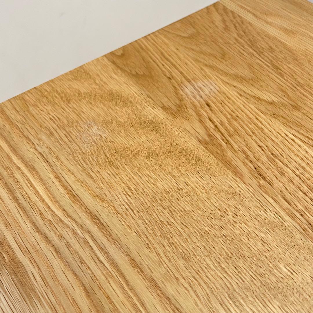 無印良品 オーク無垢材 サイドテーブル ベンチ スツール 椅子 チェア 台 棚