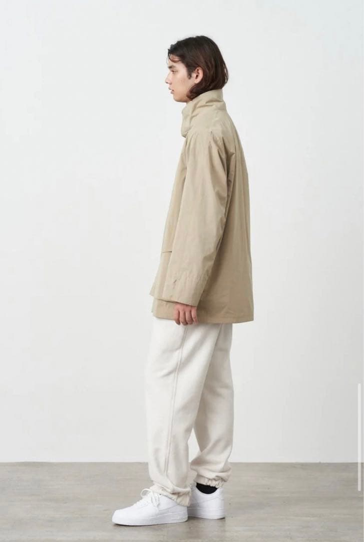 【完売品】ATON ventile suede stand field coat