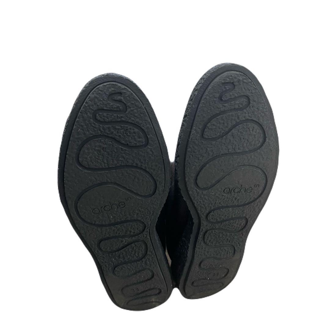 arche ブラック サイドゴアブーツ 38 ショートブーツ