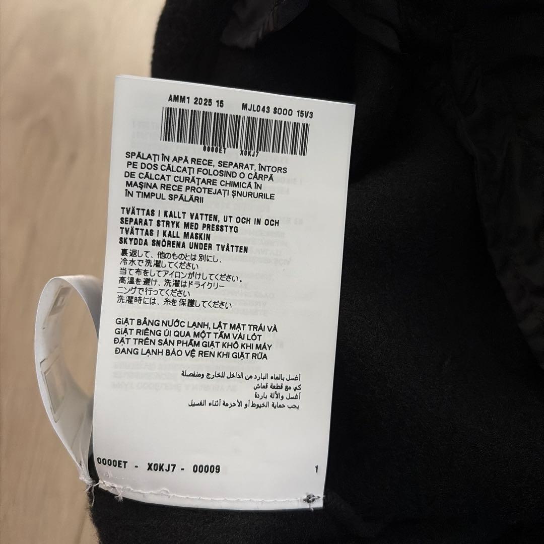 タグ付き　miumiu コットンフリース ジップスウェットシャツ XS