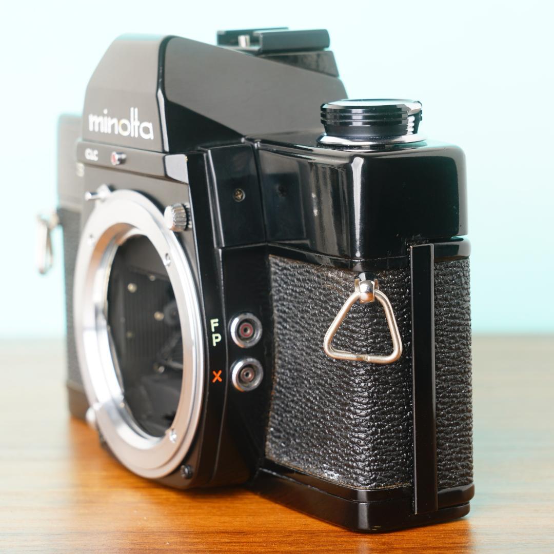[美品] 完動品◎ミノルタ SRT101 ブラック ボディ フィルムカメラ 48