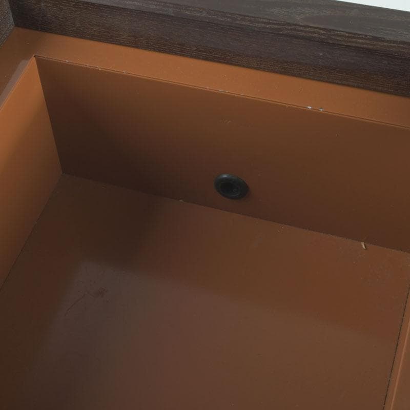 茶道具　桑　麿入子　置炉　炉壇　炉縁　V　9241A