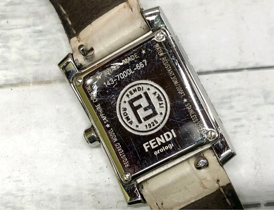 FENDI フェンディ 7000L 12PD シェル文字盤 腕時計　6861T