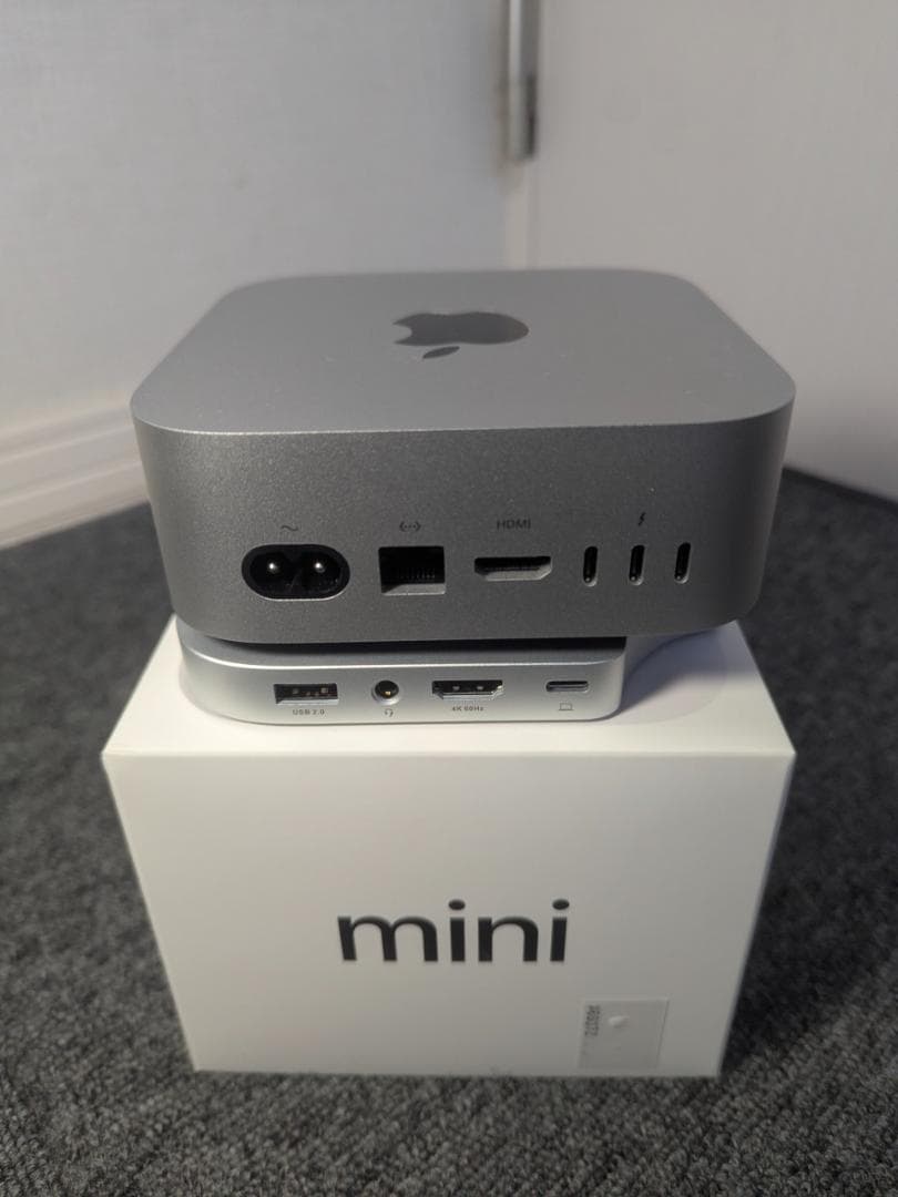Mac mini M4 16G 256G＋M.2対応ドック｜保証26.4迄