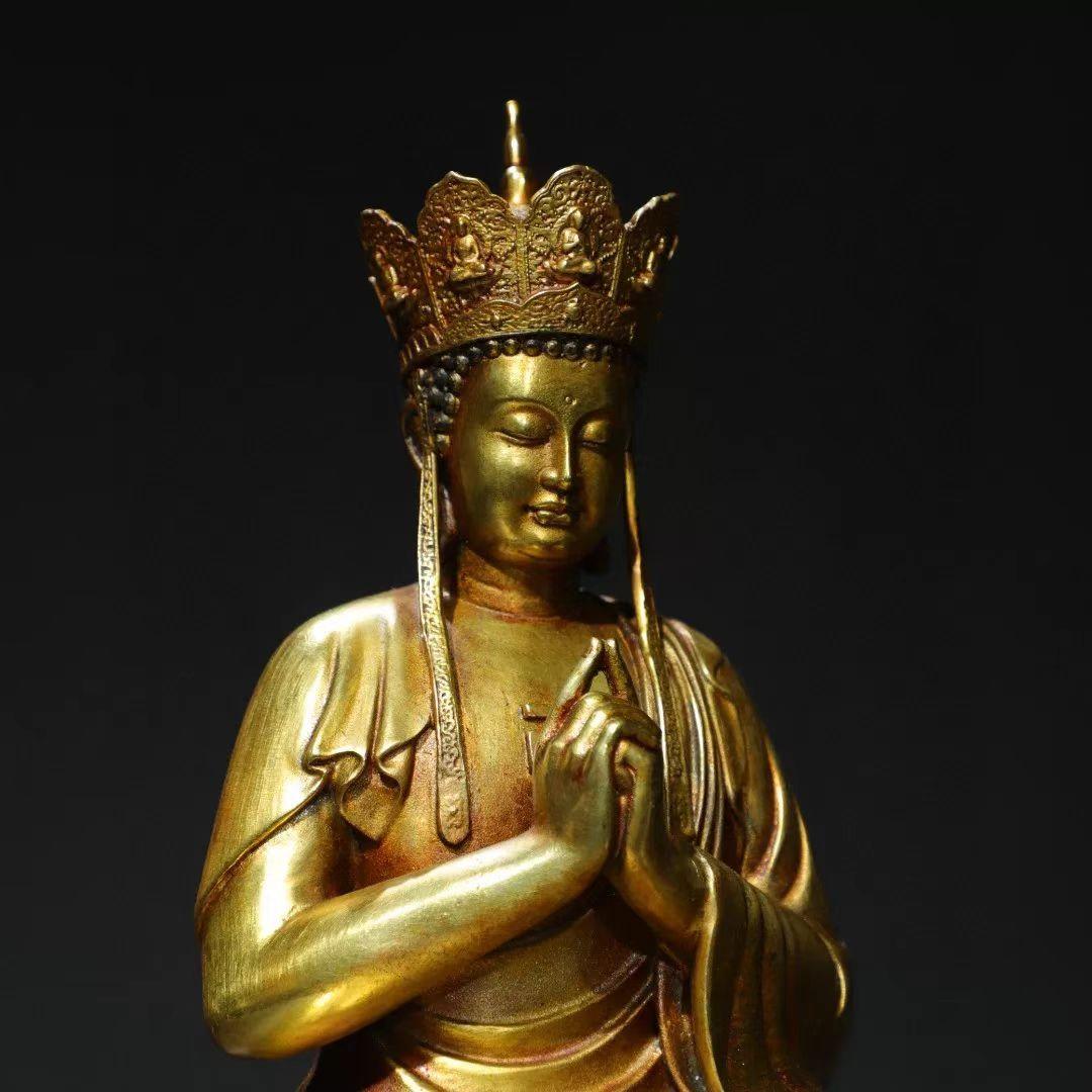 仏像 地蔵王菩薩仏像 家内 仏堂 供仏 銅製品 工芸品 置物