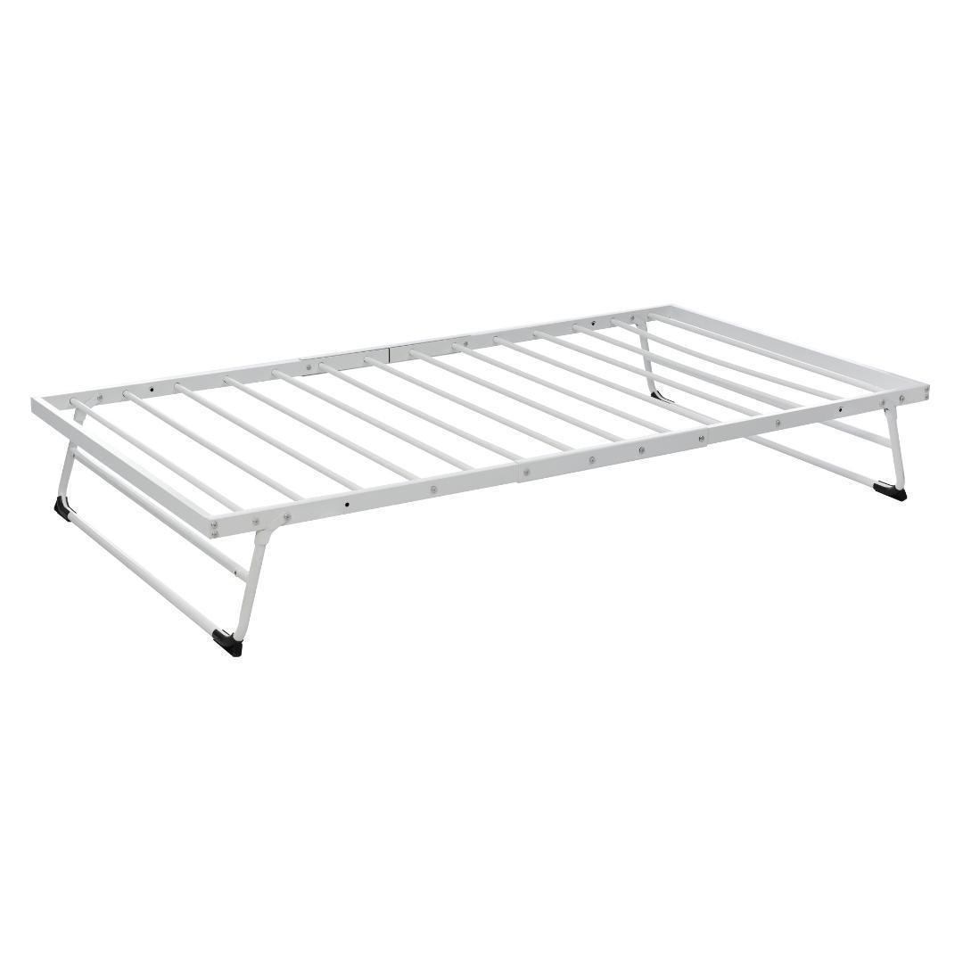 【新作】【ホワイト】親子ベッド 二段ベッド パイプベッド 多段ベッド