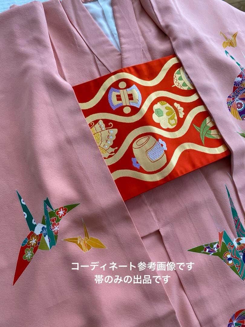 新品✨７歳七五三用作り帯　都恋人