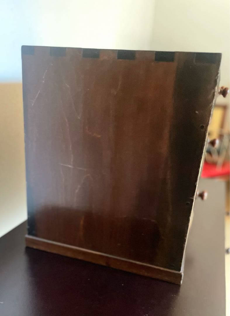 慈雨　松本民芸家具 凸面 小引き出し 民藝家具小物タンス 整理箪笥