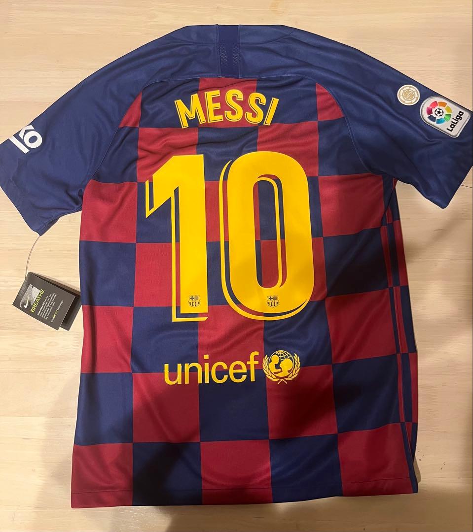 【正規品、カンプノウ購入】バルセロナ ユニフォーム メッシ Mサイズ