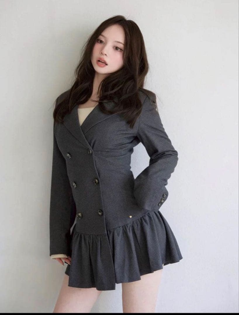 andmary Donna gather mini dress アンドマリー